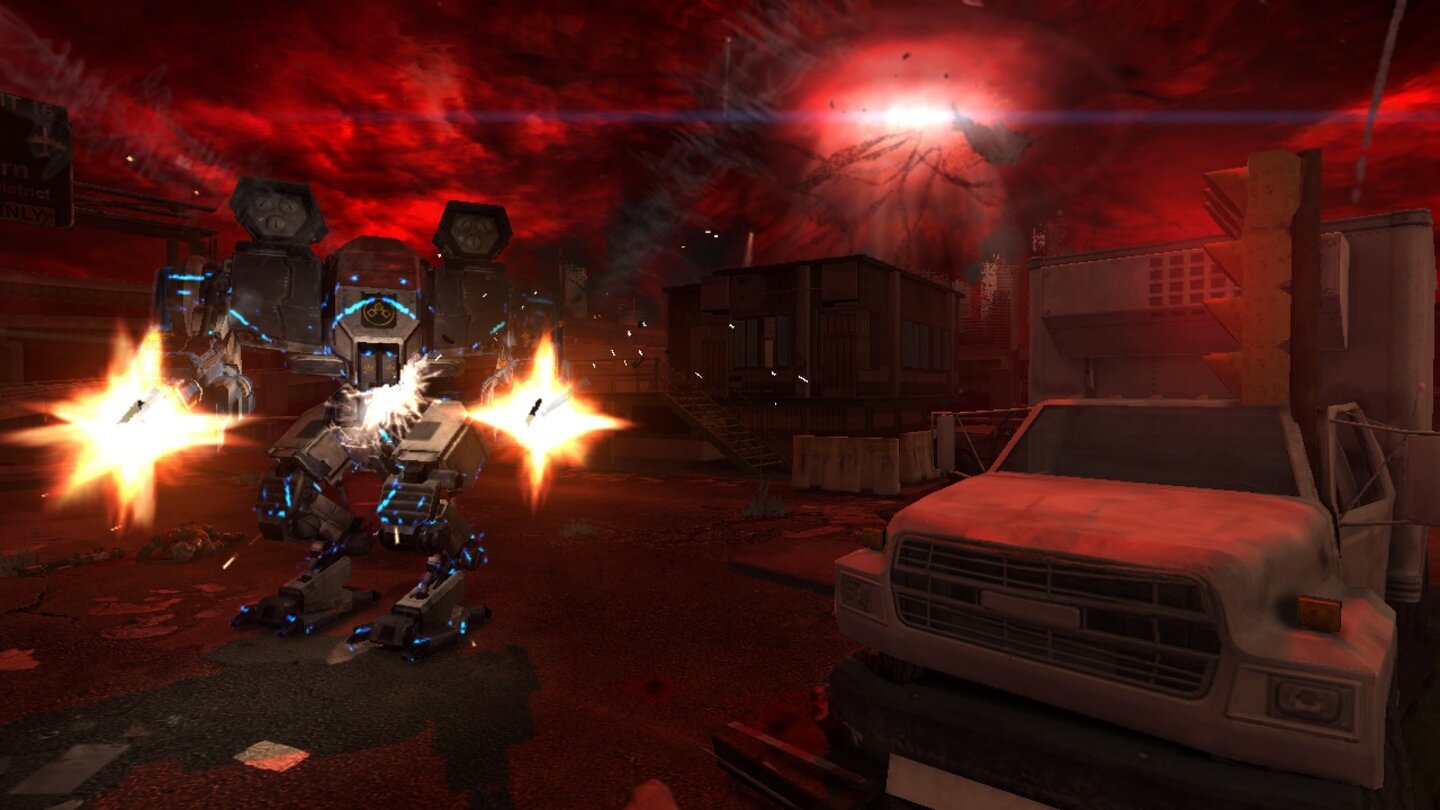 F.E.A.R. 3Mech-Bilder aus der Xbox-360-Version von Fear 3.