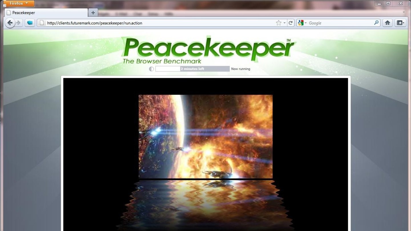 Firefox 4 Peacekeeper