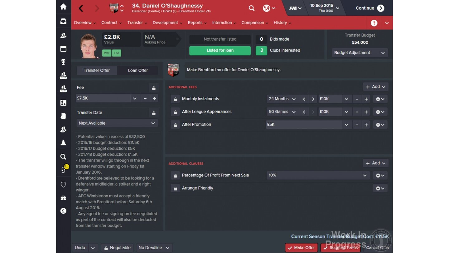 Football Manager 2016Screenshot