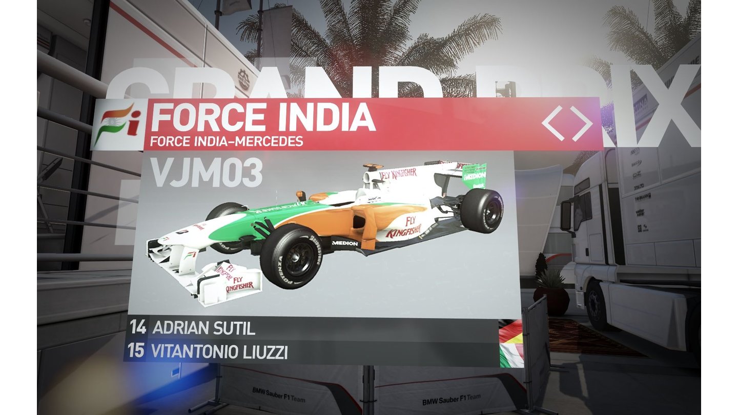 F1 2010 - Die TeamsForce India