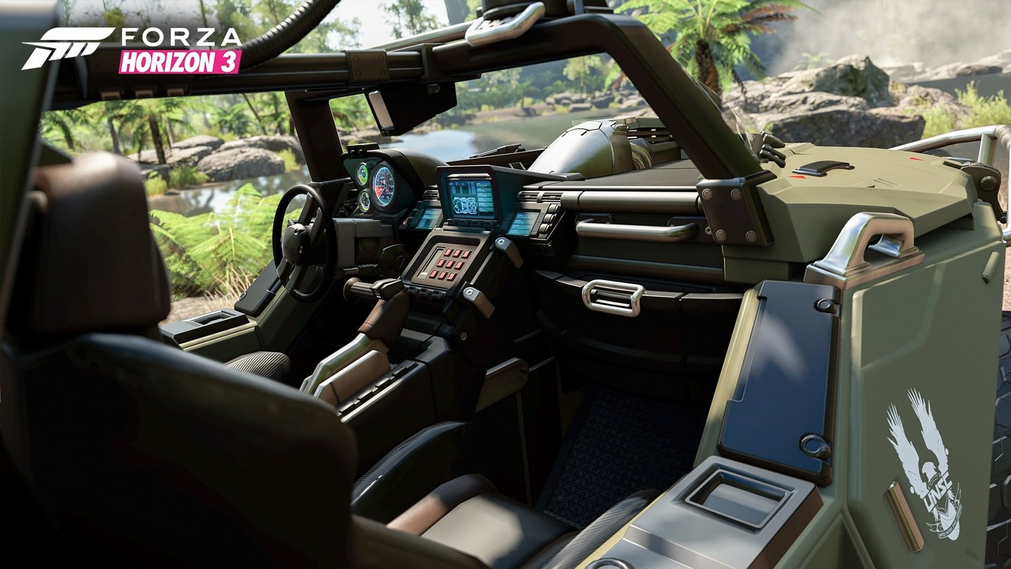 Forza Horizon 3 - Screenshots vom fahrbaren Warthog aus der Halo-Serie