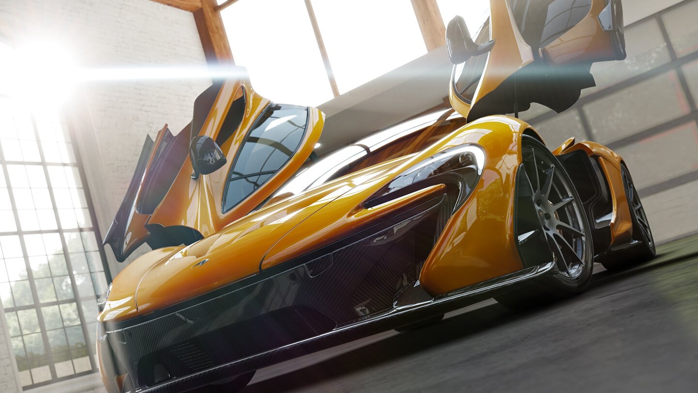 Forza Motorsport 5 - Xbox-One-exklusivHigh-End-Rennspiel von Turn 10 mit hohem Realitätsgrad bei Grafik und Fahrgefühl. Forza 5 nutzt Cloud-Funktionen für seine Drivatar-KI, ein Online-Abbild des eignenen Fahrkönnens.