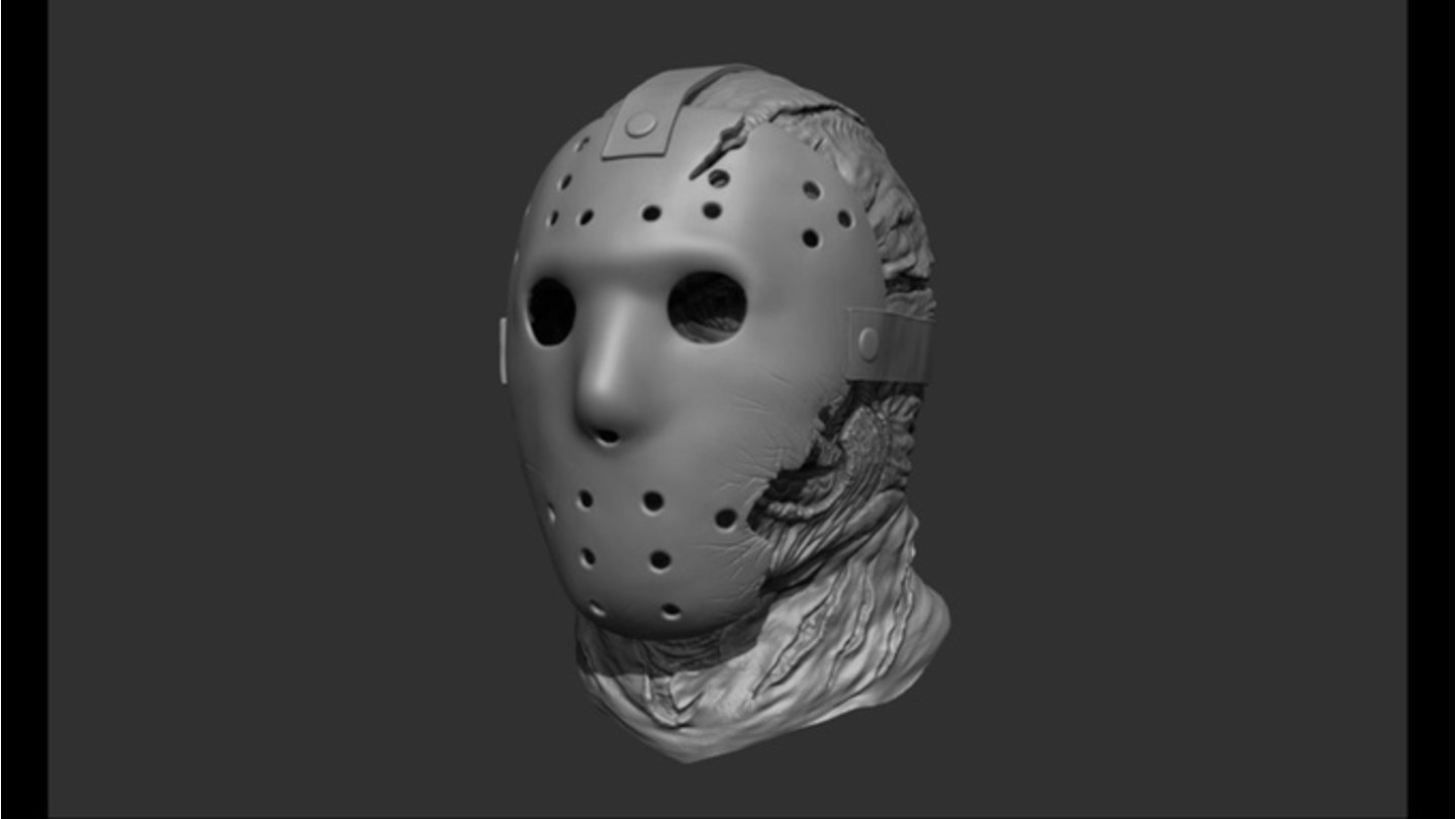 Friday the 13th The Game3D-Modell zu Jasons berühmter Maske