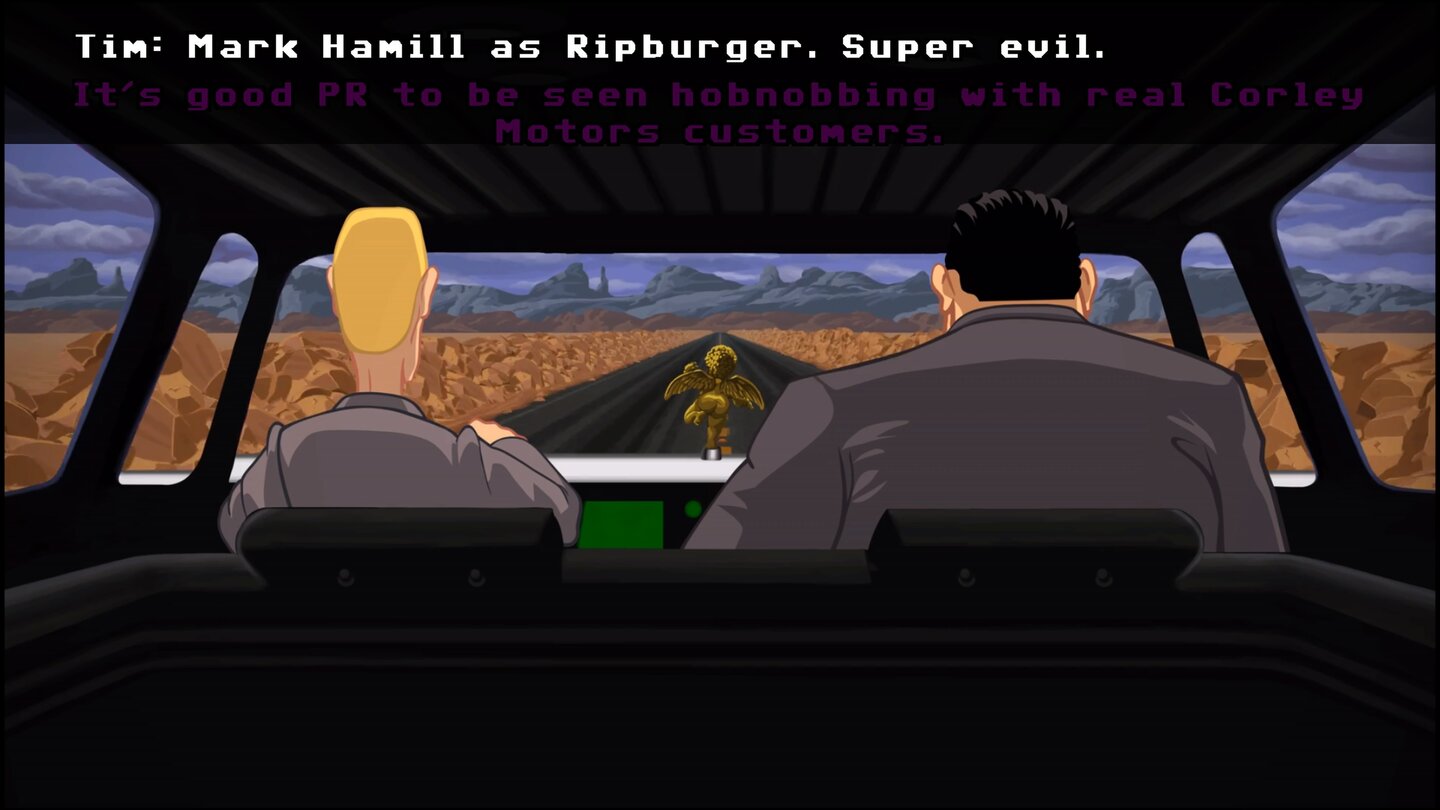 Full Throttle RemasteredIm zuschaltbaren Entwicklerkommentar verraten Tim Schafer & Co lustige Details.