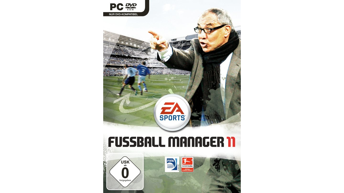 Fussball Manager 11Release: 28. Oktober 2010Publisher: Electronic ArtsGold Award für mehr als 100.000 verkaufte Spiele