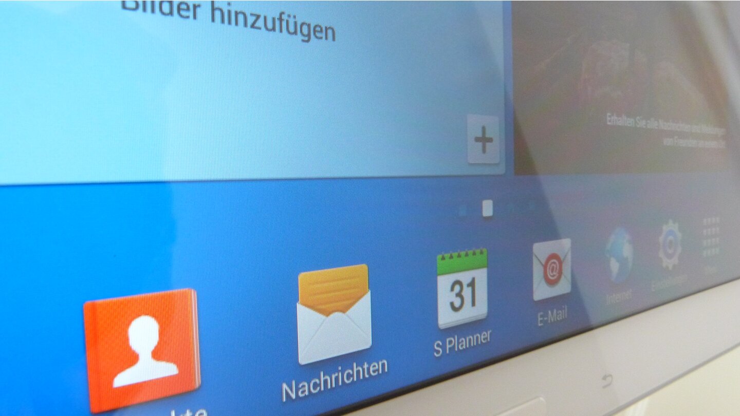 Galaxy Tab 3 10.1 Display Nahansicht