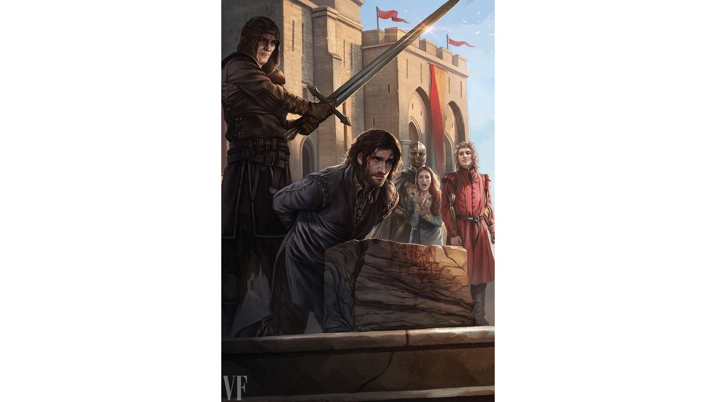 Game of Thrones - Ned Stark’s Execution (c) Magali Villeneuve/Penguin Random House