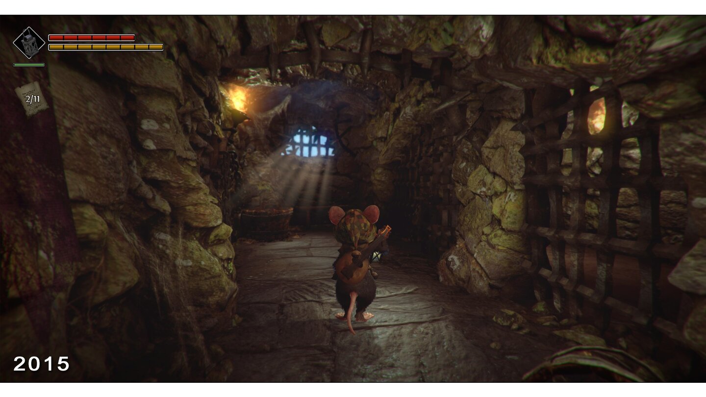 Ghost of a Tale - Grafikentwicklung von 2015 bis 2018So sah das Mäuse-Schleichspiel 2015 aus, noch bevor der Early Access begann...