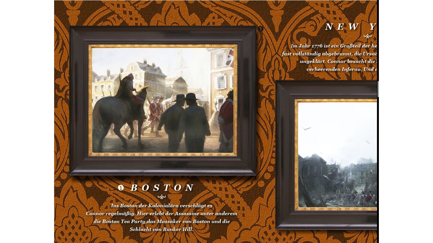 GameStar auf dem TabletDie Galerie aus unserer Titelstory zu Assassin’s Creed 3 lässt sich seitwärts verschieben und so lesen – das geht im gedruckten Heft nicht.