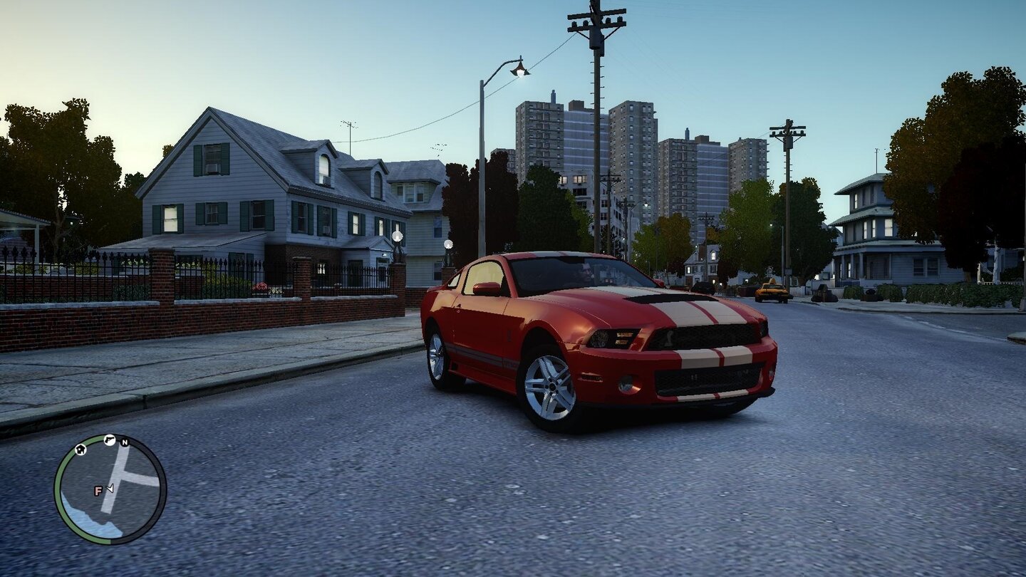 GTA 4 Custom-CarsFord Mustang mit ICEnhancer-Post-Processing-Effekten