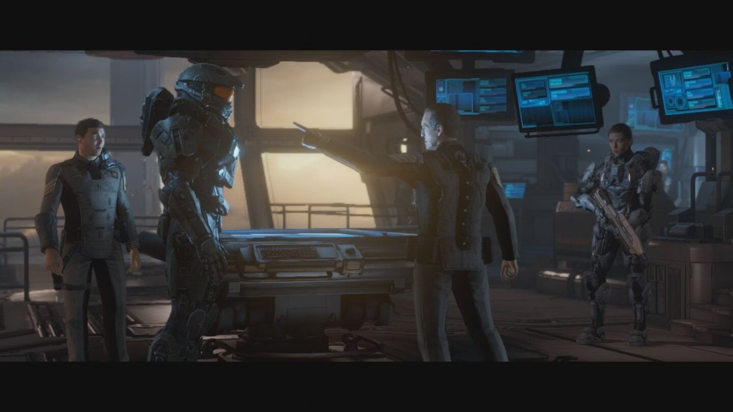 Halo 4Die hervorragenden Zwischensequenzen überzeugen vor allem mit Inszenierung und der tollen Mimik der Charaktere.