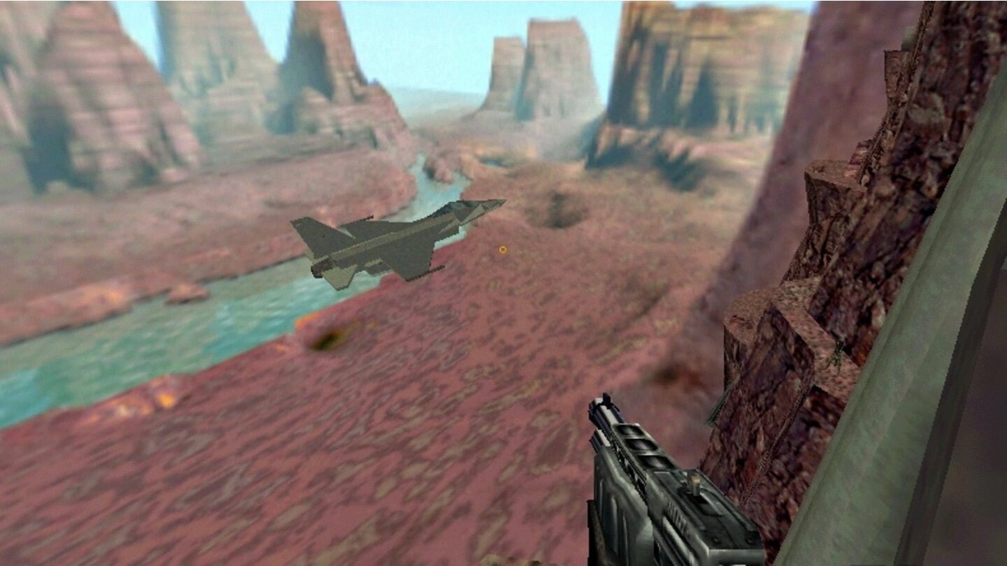 Half-Life Der Black Mesa-Canyon in Half-Life.