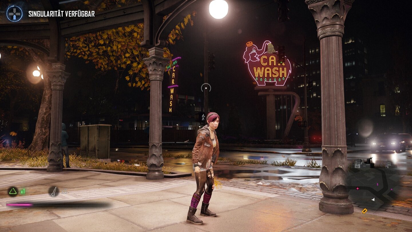 Infamous: First LightDie Neonkräfte von Fetch sorgen immer wieder für atemberaubend coole Lichteffekte und Blitzgewitter.