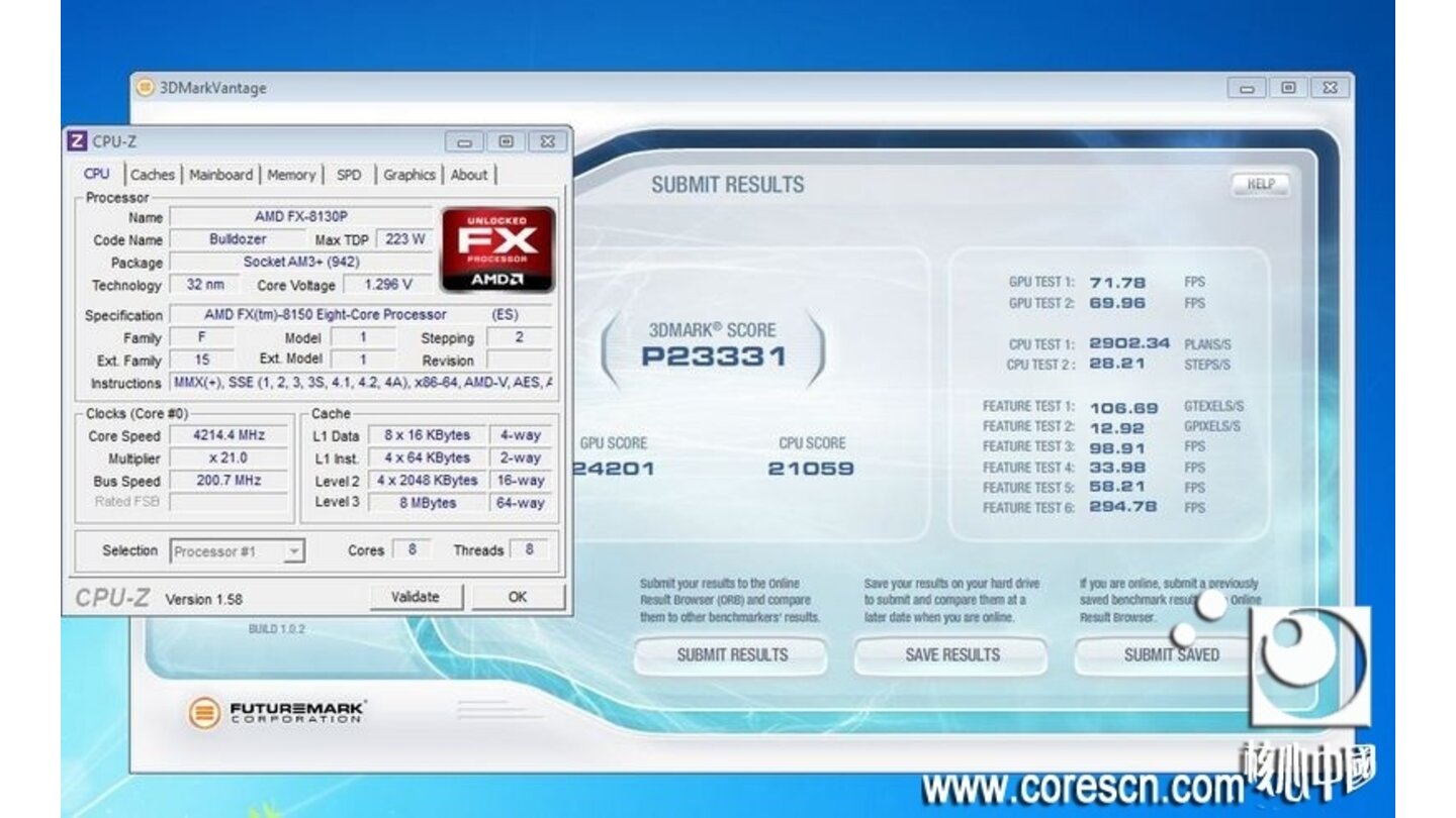 Inoffizielle Benchmarks AMD FX-8150