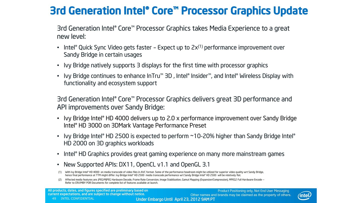 Intel Ivy Bridge Presskit