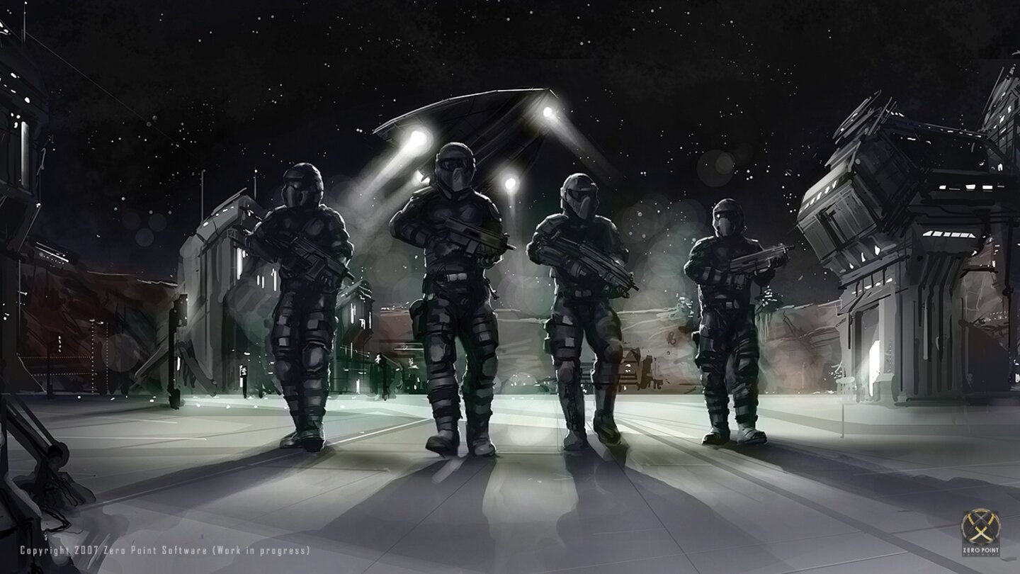Interstellar Marines - Artworks und Konzeptzeichnungen