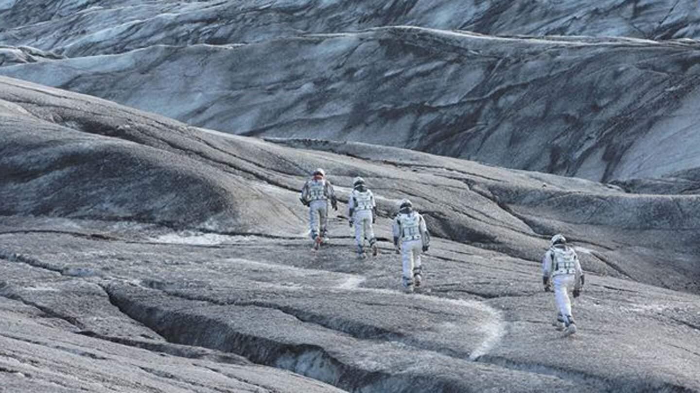InterstellarDie surrealen Aussenszenen eines fremden Planeten wurden auf Island gedreht.