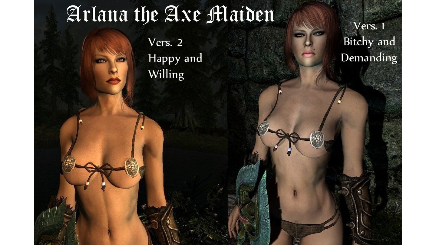Skyrim Mod – Arlana the Axe Maiden - Iona Replacer