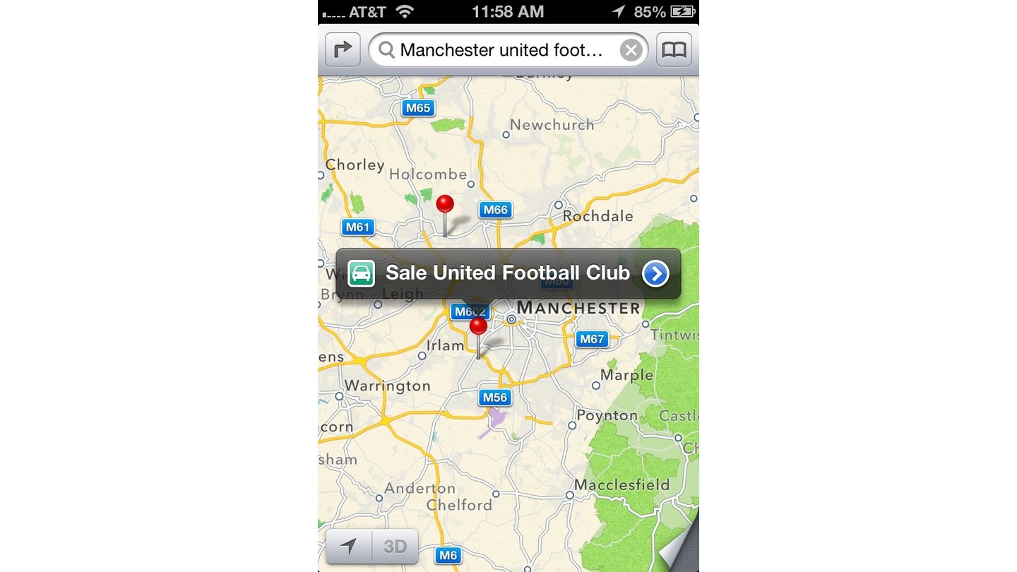iOS 6 Map-App Kuriositäten