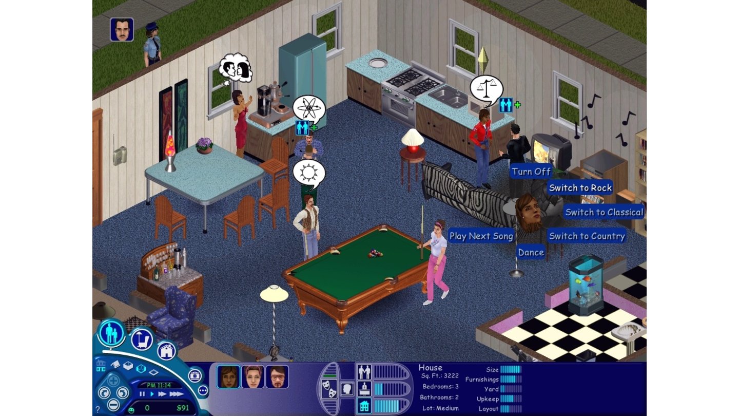 Top: Die Sims (87 Punkte, GS 3/00)Die Lebenssimulation avanciert zum erfolgreichsten PC-Spiel aller Zeiten. Sieben Addons folgen.