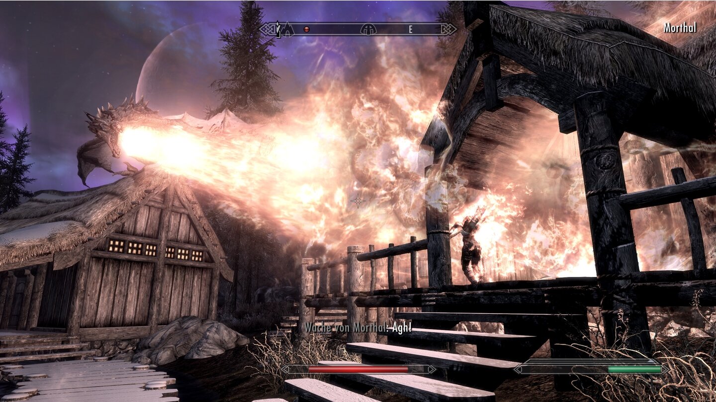 Top: Skyrim (91 Punkte, GS 01/12)Der fünfte Teil der Elder-Scrolls-Reihe führt in den hohen Norden Tamriels. Und der ist vollepackt mit motivierenden Quests, Belohnungen an jeder Ecke und einer stimmigen und glaubwürdigen Spielwelt.