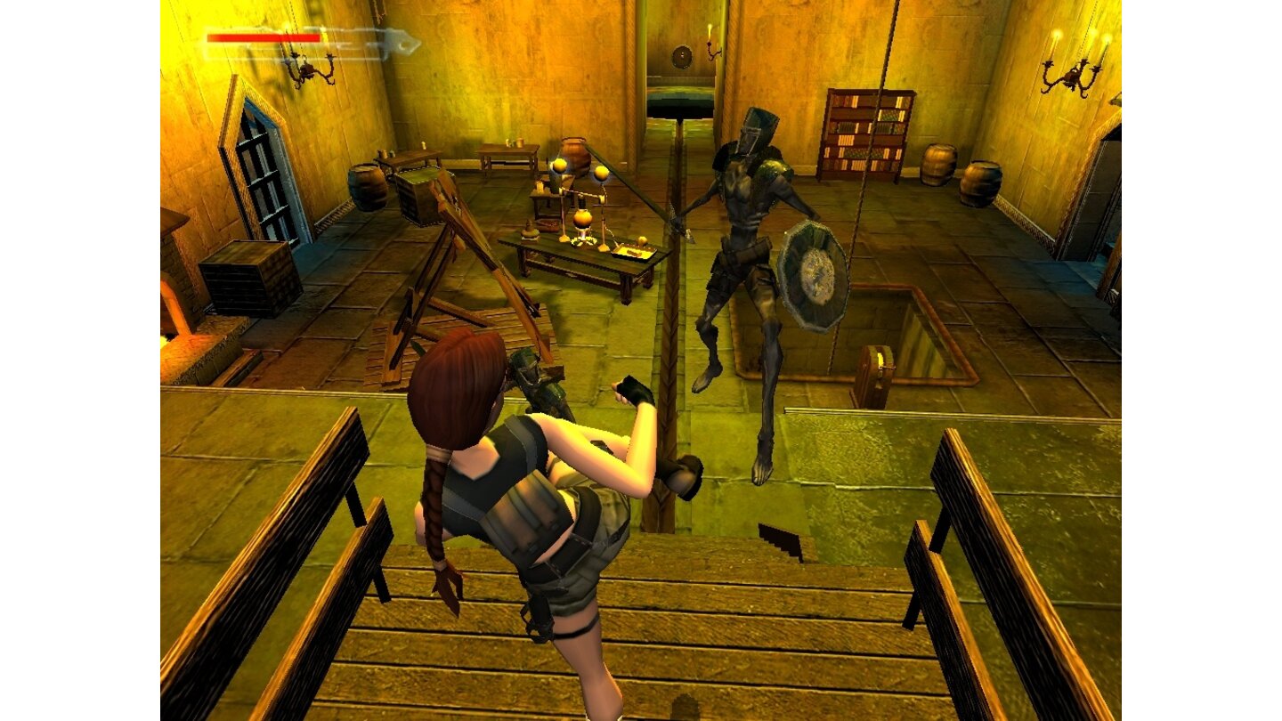 Flop: Tomb Raider 6 (52 Punkte, GS 09/03)»Ihr habt sie kaputtgemacht!«, überschreibt Petra Schmitz ihren Meinungskasten zum Tiefpunkt der einsteigen Kultserie, und weiter: »Core Design hat alles zerstört, was an Lara mal gut und liebenswert war.« Dem ist nichts hinzuzufügen Außer vielleicht die Auferstehung 2007.