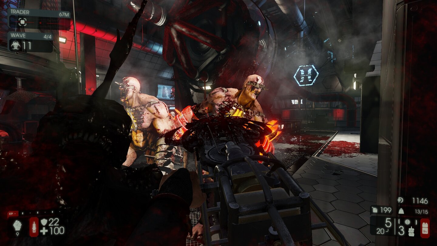 Killing Floor 2Gegner umzingeln uns gerne und drängen uns dann in die Ecke. Die KI ist für einen Horde-Shooter ungewöhnlich gut.