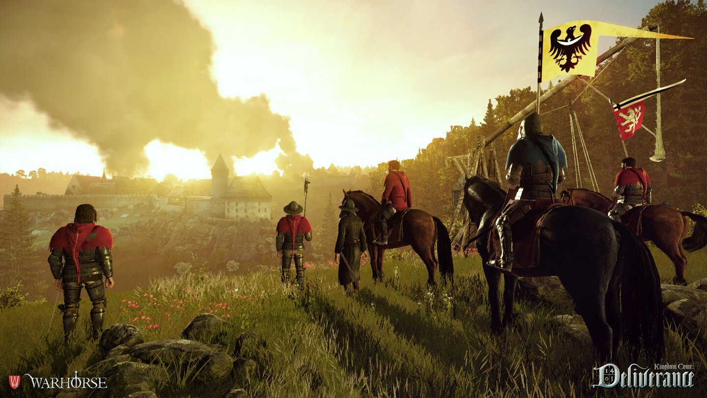 Kingdom Come: DeliveranceGroße Konflikte wie Burgbelagerungen und Massenschlachten sind selten, bilden aber die Höhepunkte von Kingdome Come.