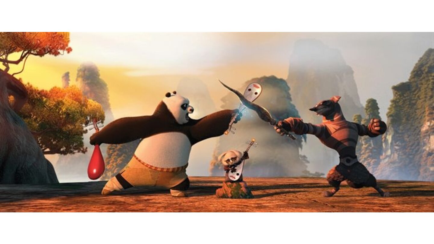 Kung Fu Panda 2Das Krokodil wird im Original von Jean-Claude van Damme gesprochen. (Paramount Pictures Germany)