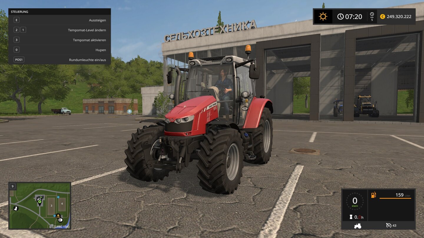 Massey Ferguson MF 5600Dank einer Partnerschaft mit dem Hersteller AGCO hat der Landwirtschafts-Simulator 17 seinen Fuhrpark um neue Marken erweitert. Mit dabei sind nun Maschinen von Massey Ferguson,