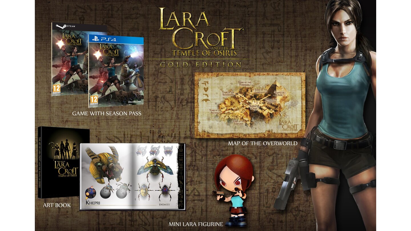 Lara Croft and the Temple of Osiris - Gold Edition & Vorbesteller-Packs