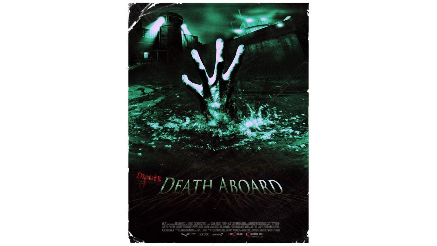 Left 4 Dead - Death Aboard Poster
