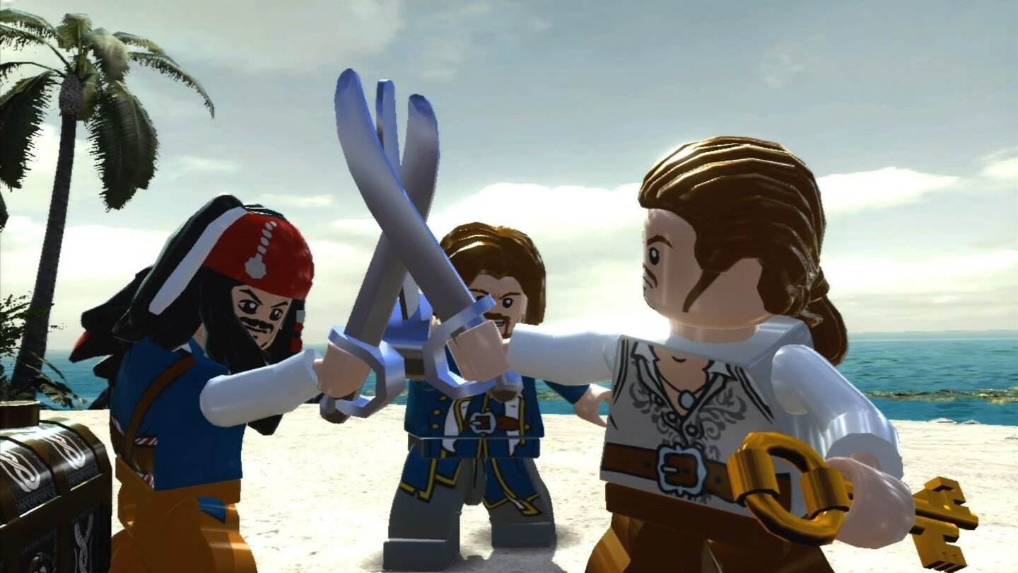 2011 – Lego Pirates of the Caribbean: Das VideospielIn der Rolle des Piraten Captain(!)Jack Sparrow und 70 anderen Figuren der vier Kinofilme macht der Spieler in mehr als 20 Leveln die Karibik unsicher. Wie in der Reihe üblich erzählt das Spiel die Geschichte der Filmvorlagen mit einer gehörigen Portion Humor und stimmigen Zwischensequenzen. Das Piratenabenteuer kann wie in allen jüngeren Lego-Ablegern auch im Koop-Modus, zu zweit an einem Bildschirm erlebt werden. Zu den witzigen und abwechslungsreichen Rätseln gesellt sich der original Soundtrack der Kinofilme und lässt so echten Karibik-Flair aufkommen.