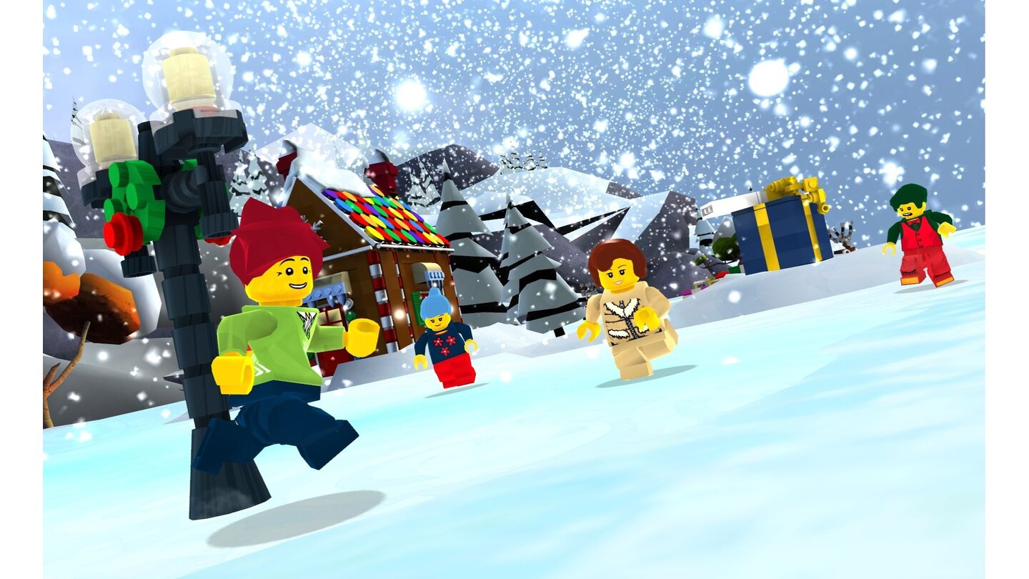 Lego UniverseScreenshot von der Zone »Froststadt«