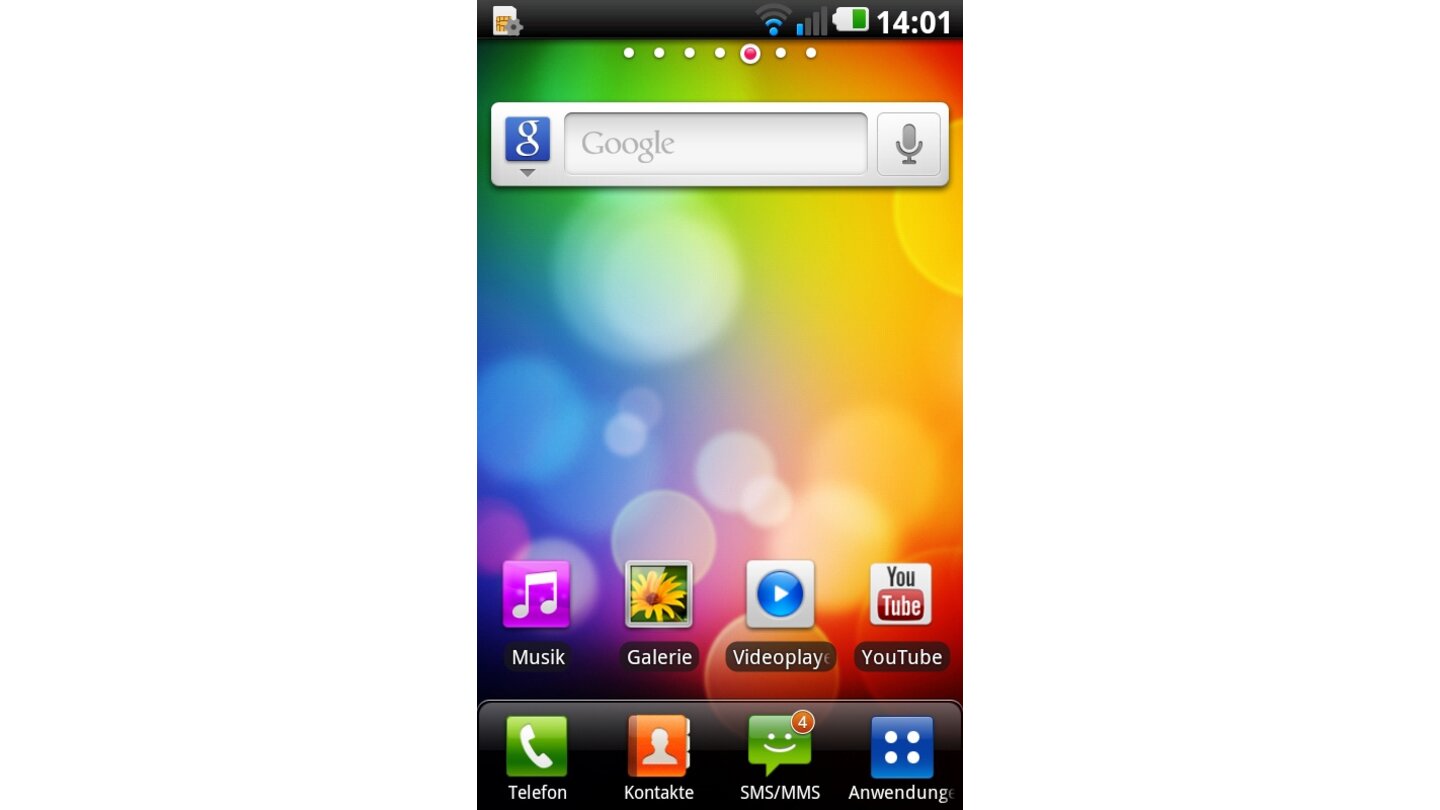 LG Android Oberfläche