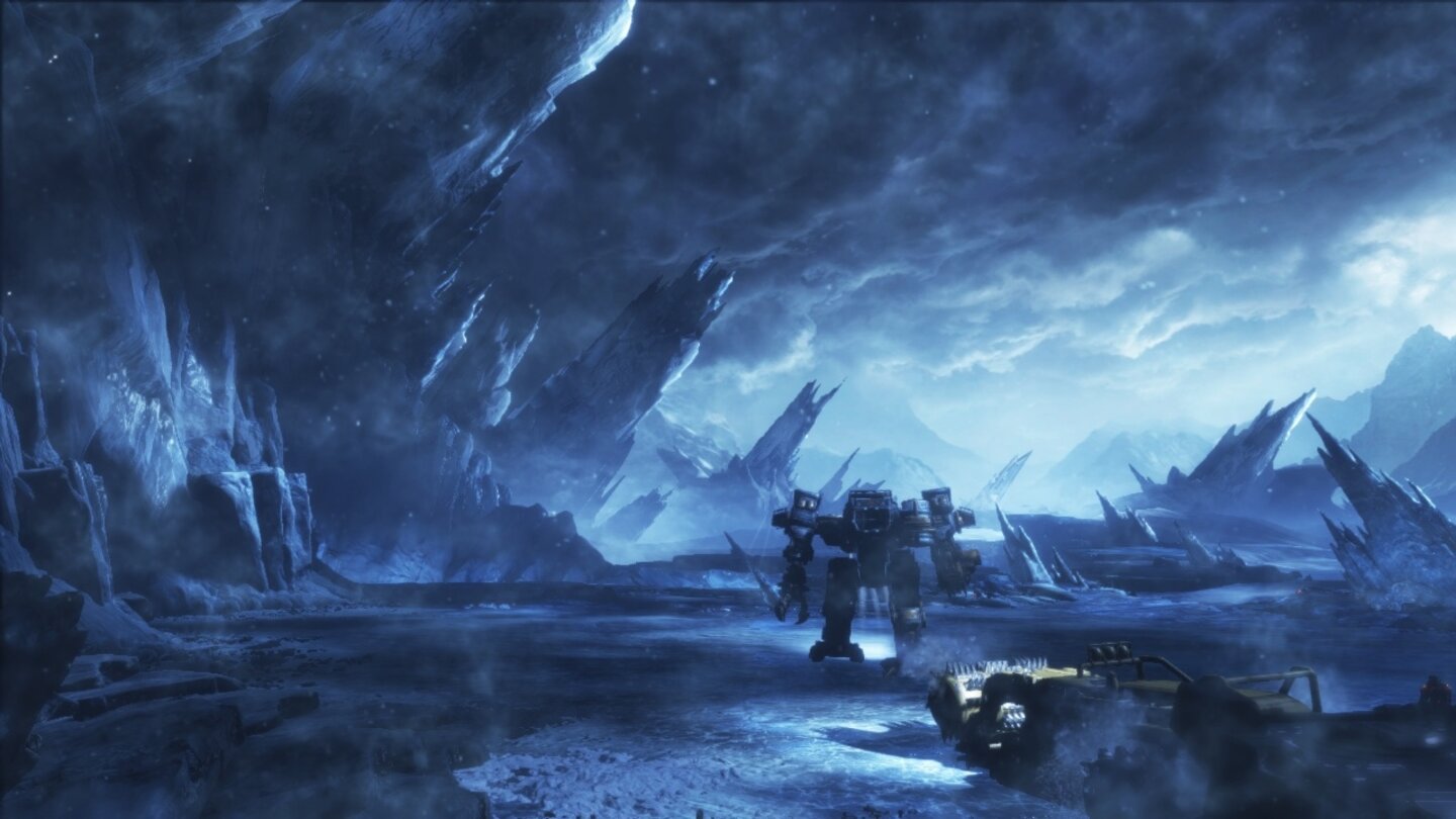 Lost Planet 3Auf dem Eisplaneten warten nicht nur die Akriden, sondern auch Eispiraten.