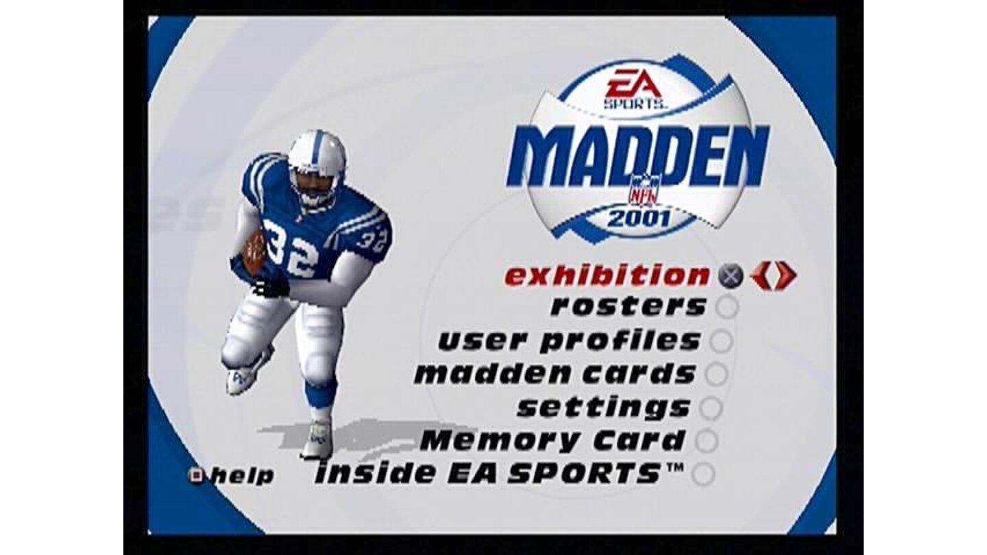 A pretty large playbook. The animated opening menu leads you to the many options in available in this edition of Madden Football.