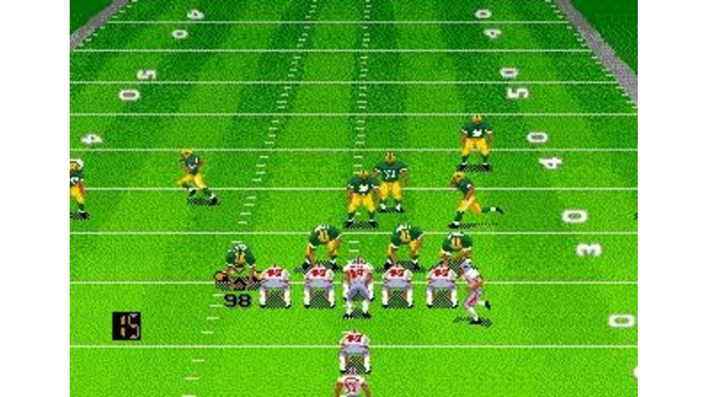 The line of scrimmage