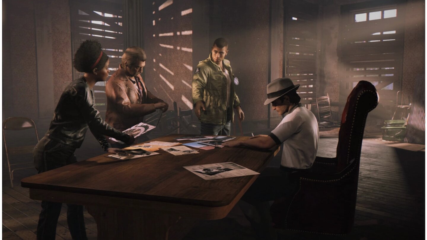 Mafia 3Cassandra, Burke und Vito können sich alle nicht leiden, teilen sich aber einen gemeinsamen Feind. Und sie arbeiten für Lincoln.