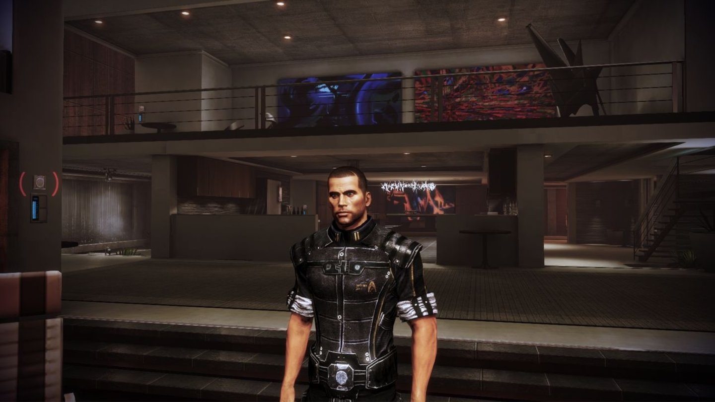 Mass Effect 3: CitadelMit dem DLC steht Shepard auch im Hautspiel ab sofort ein luxuriöses Apartment auf der Citadel zur Verfügung, welches sich auch rudimentär einrichten lässt.