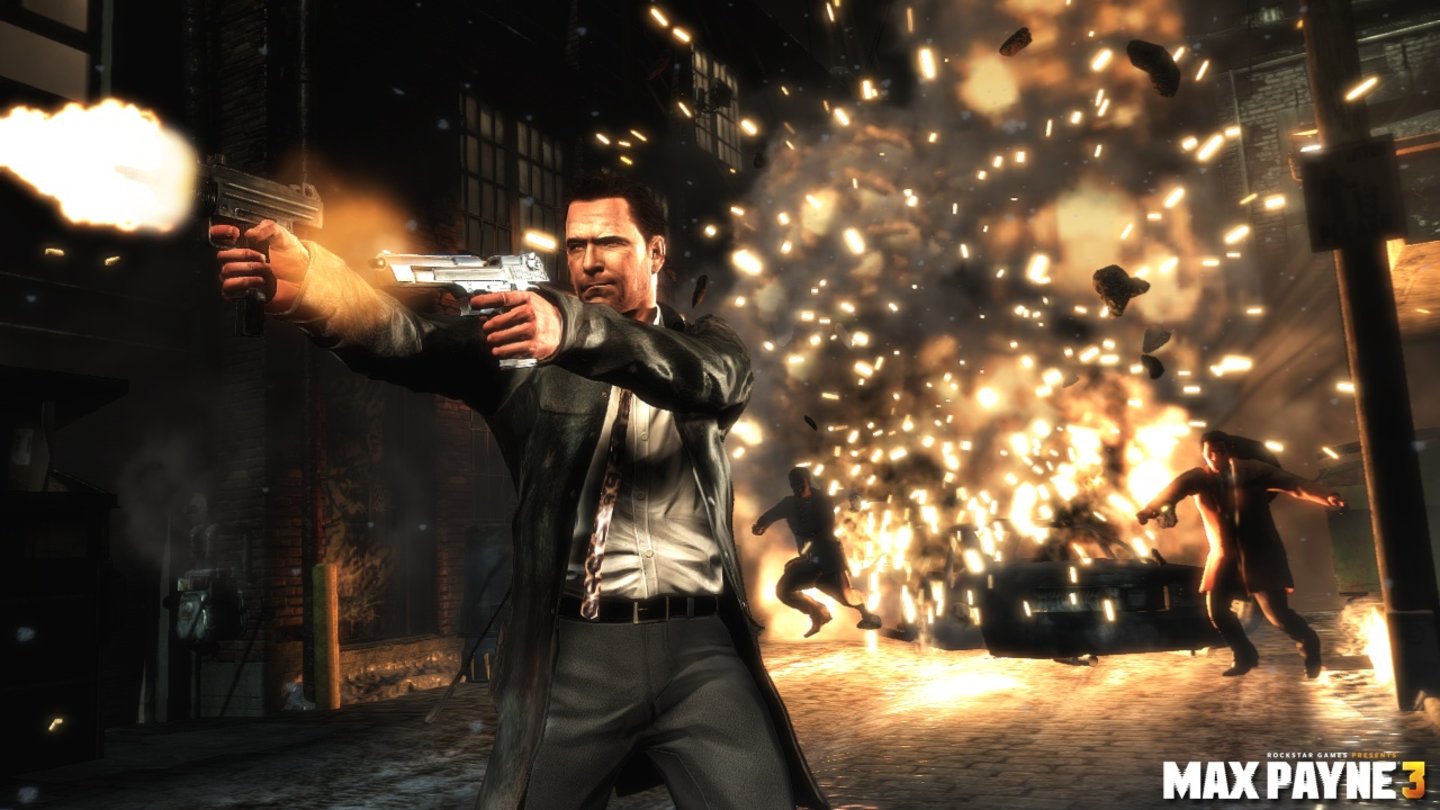 Max Payne 3New York gibt's nur noch in Rückblicken zu sehen.