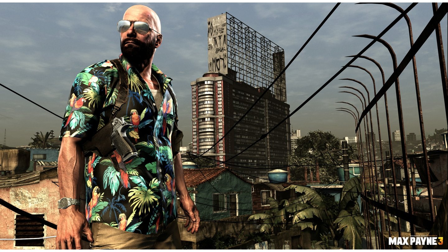 Max Payne 3Auf den ersten Blick erscheint São Paulo sonnig und bunt, aber hinter der Fassade gammelt's.