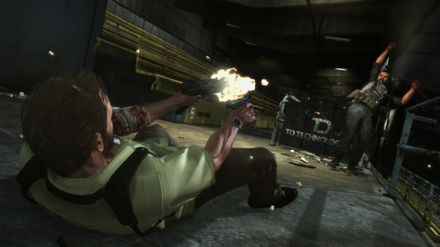 Max Payne 3Da kann er noch so viel herumliegen: Max heilt nicht von alleine, sondern muss dazu Pillen einschmeißen