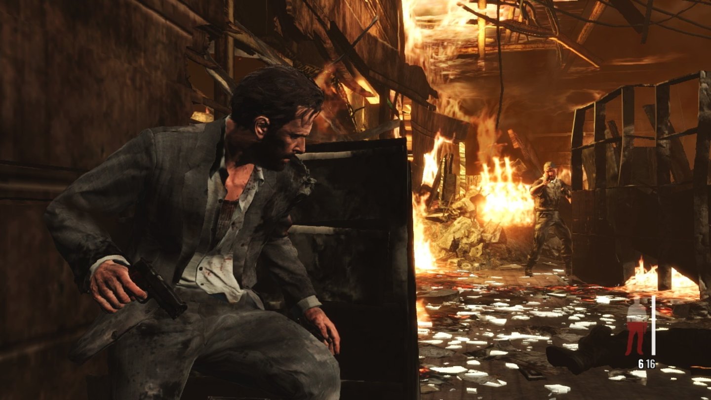 Max Payne 3Spätestens als das Bürogebäude seines Chefs in Flammen aufgeht, platzt Max Payne der Kragen: Jemand muss büßen!3