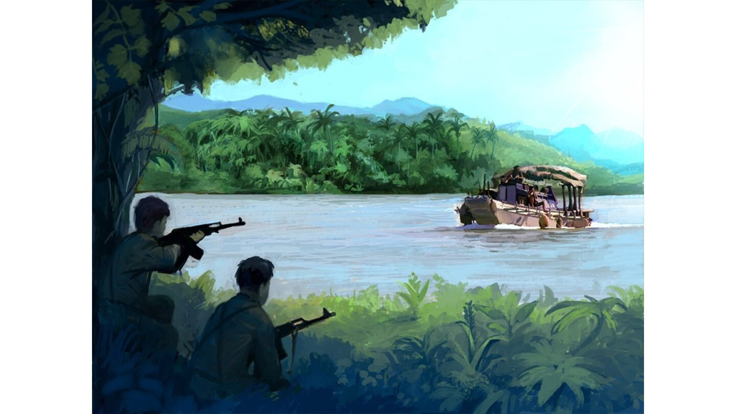 Men of War: Vietnam - Artworks und Konzeptgrafiken