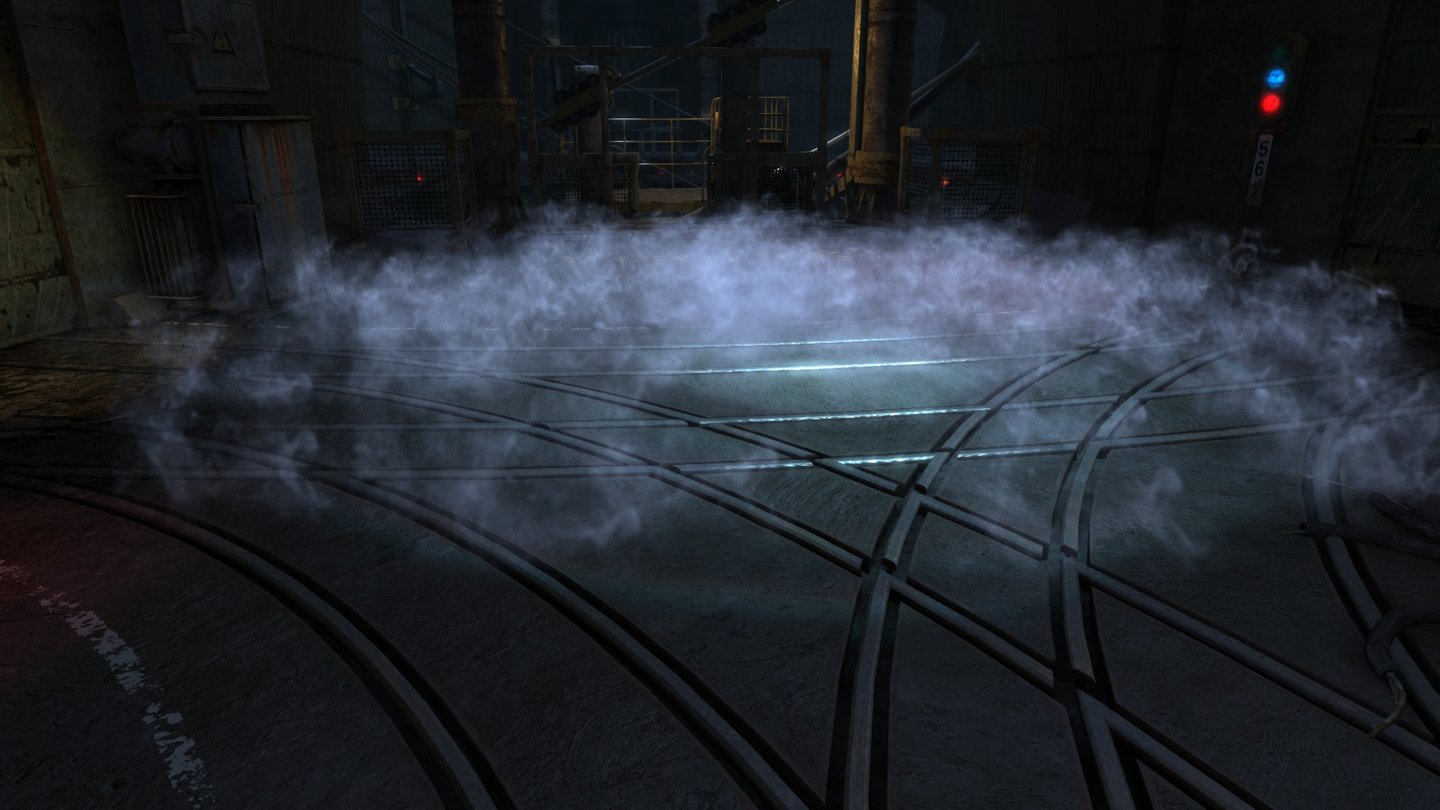 Der Physx-Titel Metro: Last Light lebt von seiner düsteren Stimmung. Besonders in den spärlich belichteten U-Bahn-Tunneln erzeugt das Spiel eine greifbar dichte Atmosphäre.