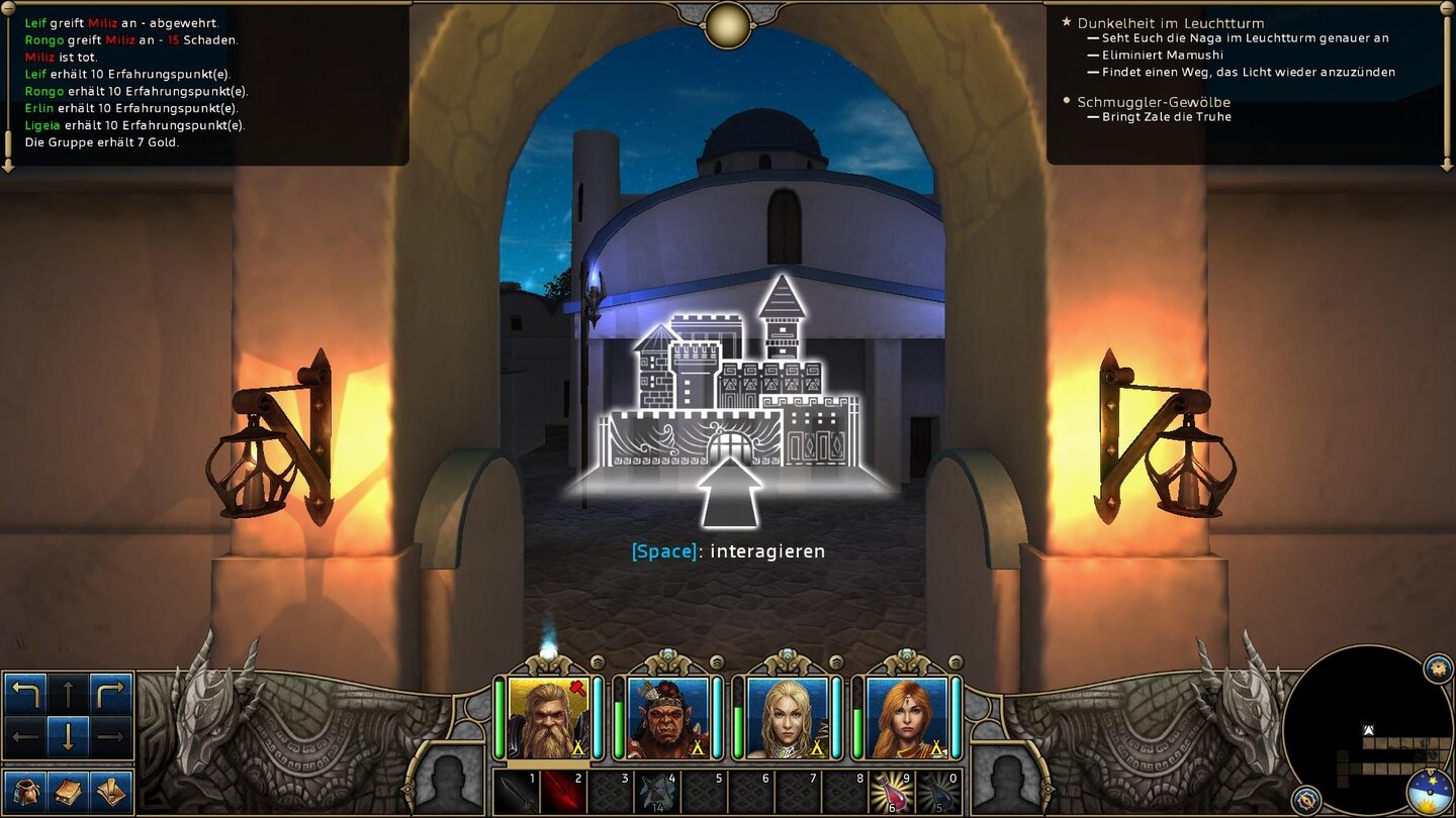 Might & Magic 10 Legacy - Screenshots aus dem 1. AktDie Welt ist in viele verschiedene Gebiete unterteilt, die bei Betreten erst geladen werden müssen.