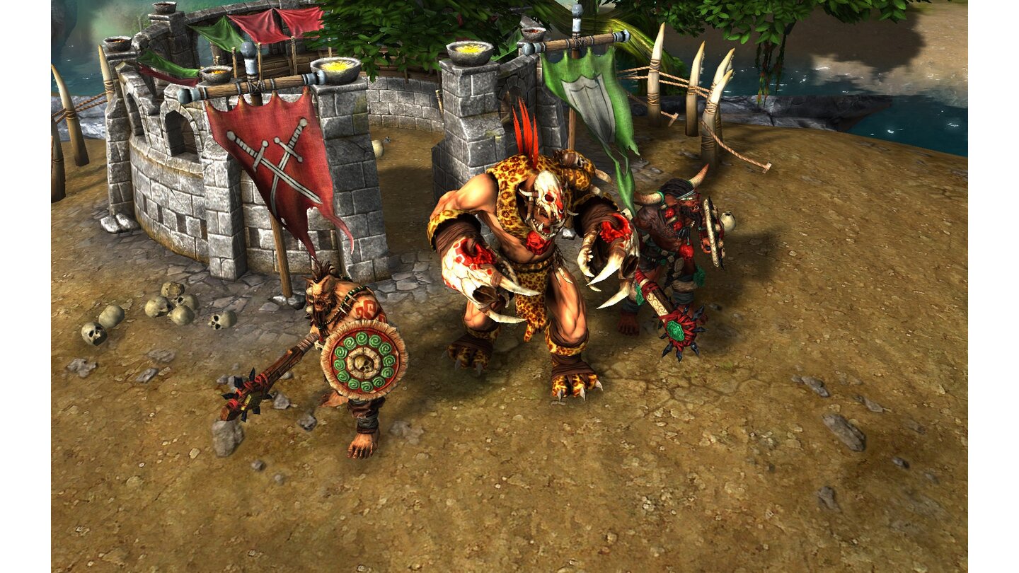 Might & Magic Heroes 6Screenshot von den Ork-Stämmen