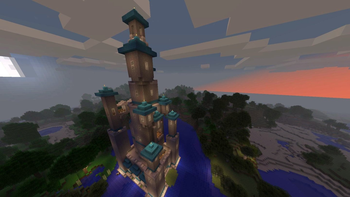 Minecraft Toadstool Tower 02