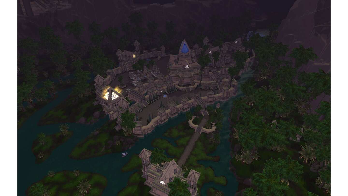 World of Warcraft nachgebautSo sieht die gleiche Tol'vir-Stadt im Original aus.